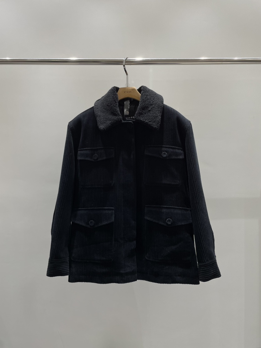 STAGE東大門㊣實拍女士新款熱賣休閑真品職業人氣25秋冬夾克STAGE夾克圖色2
