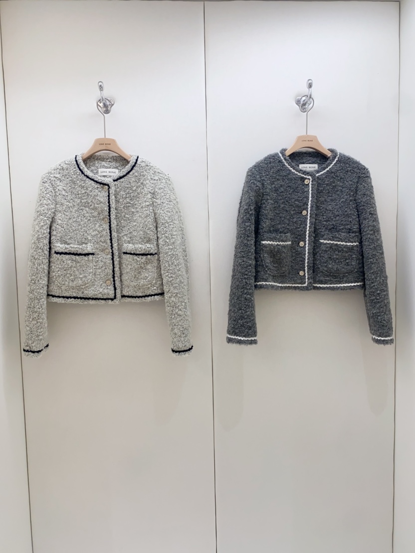 LOVE ROSIE東大門㊣直郵女士新款職業時尚25秋冬推薦夾克羊毛LOVE ROSIE夾克