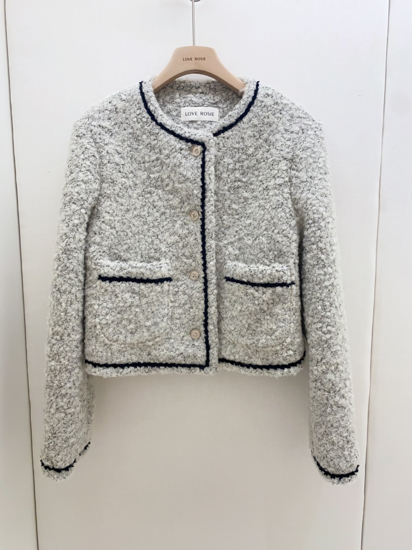 LOVE ROSIE東大門㊣直郵女士新款職業時尚25秋冬推薦夾克羊毛LOVE ROSIE夾克