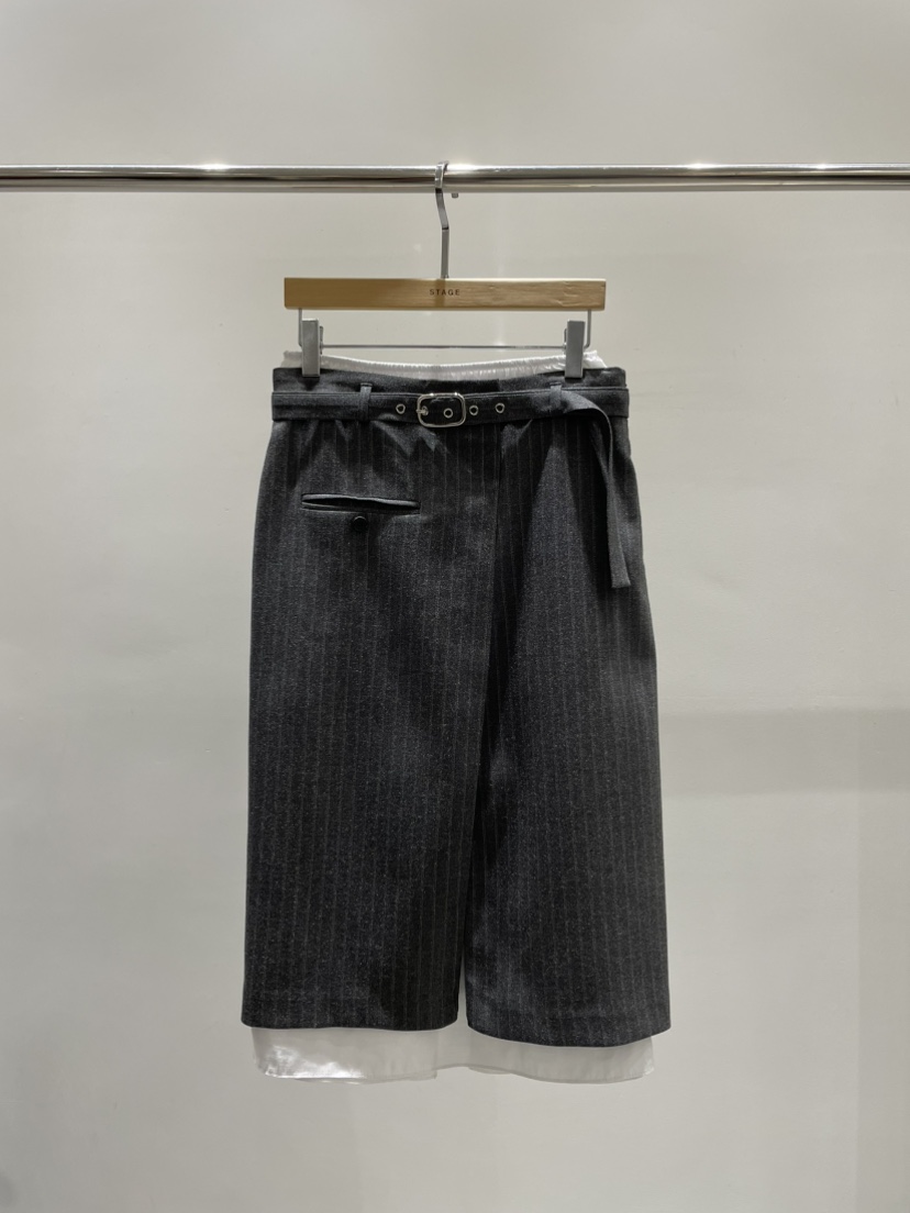 STAGE韓國直郵㊣女裝新品25秋冬人氣真品半身裙中短裙含腰帶STAGE半身裙/中短裙圖色2