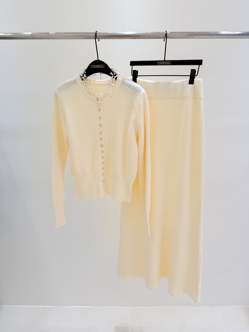 CORAL東大門㊣實拍女裝新品25秋冬真品推薦休閑套裝不含配飾CORAL套裝圖色2