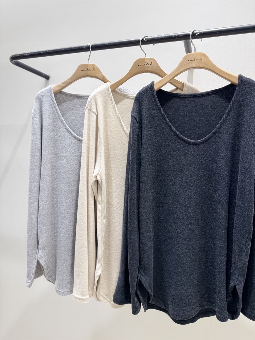 MELTED-P東大門㊣直郵女士新款25秋冬休閑推薦時尚長袖T恤MELTED-P長袖T恤