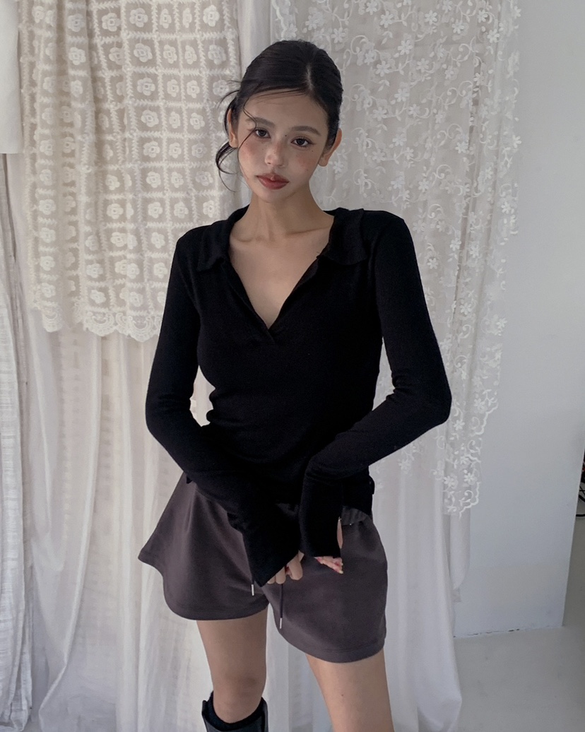 LIVE AID-P韓國直郵㊣女裝新款熱賣真品人氣推薦時尚長袖T恤LIVE AID-P長袖T恤