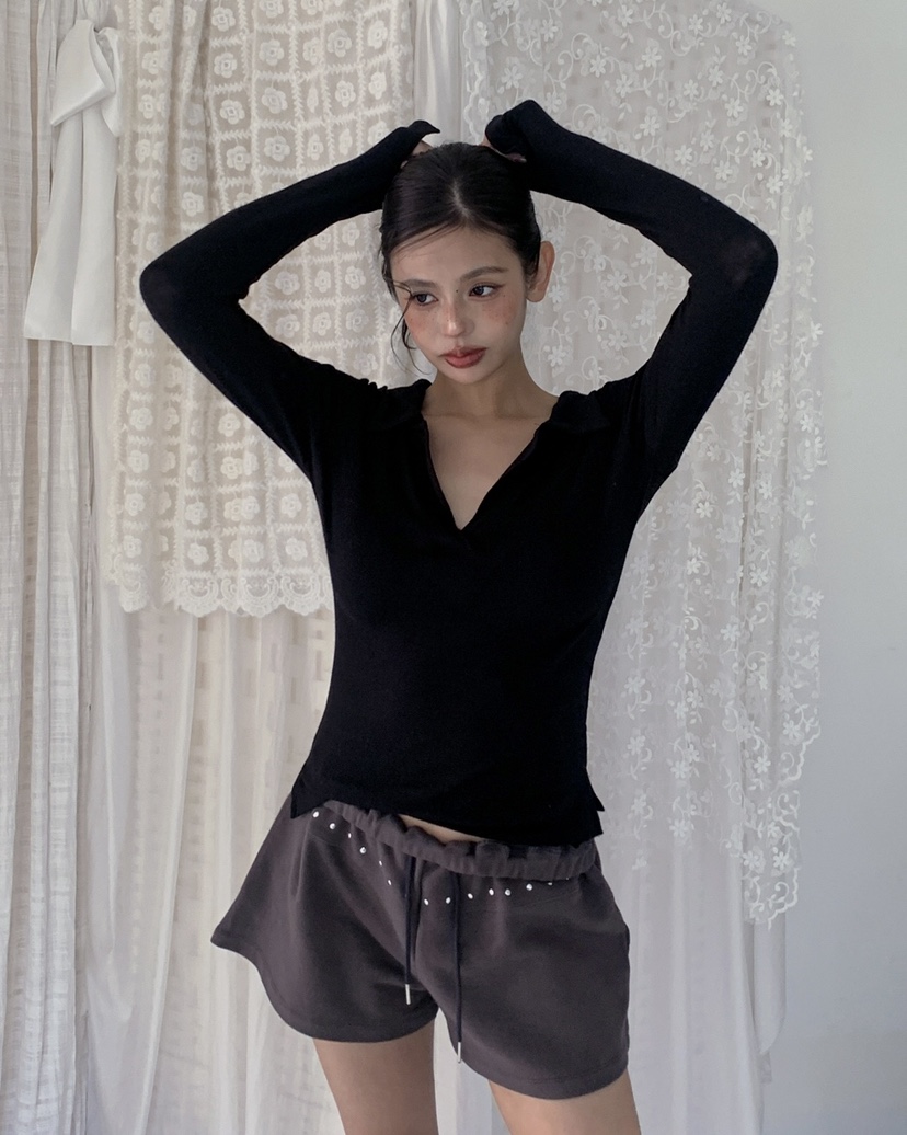 LIVE AID-P韓國直郵㊣女裝新款熱賣真品人氣推薦時尚長袖T恤LIVE AID-P長袖T恤