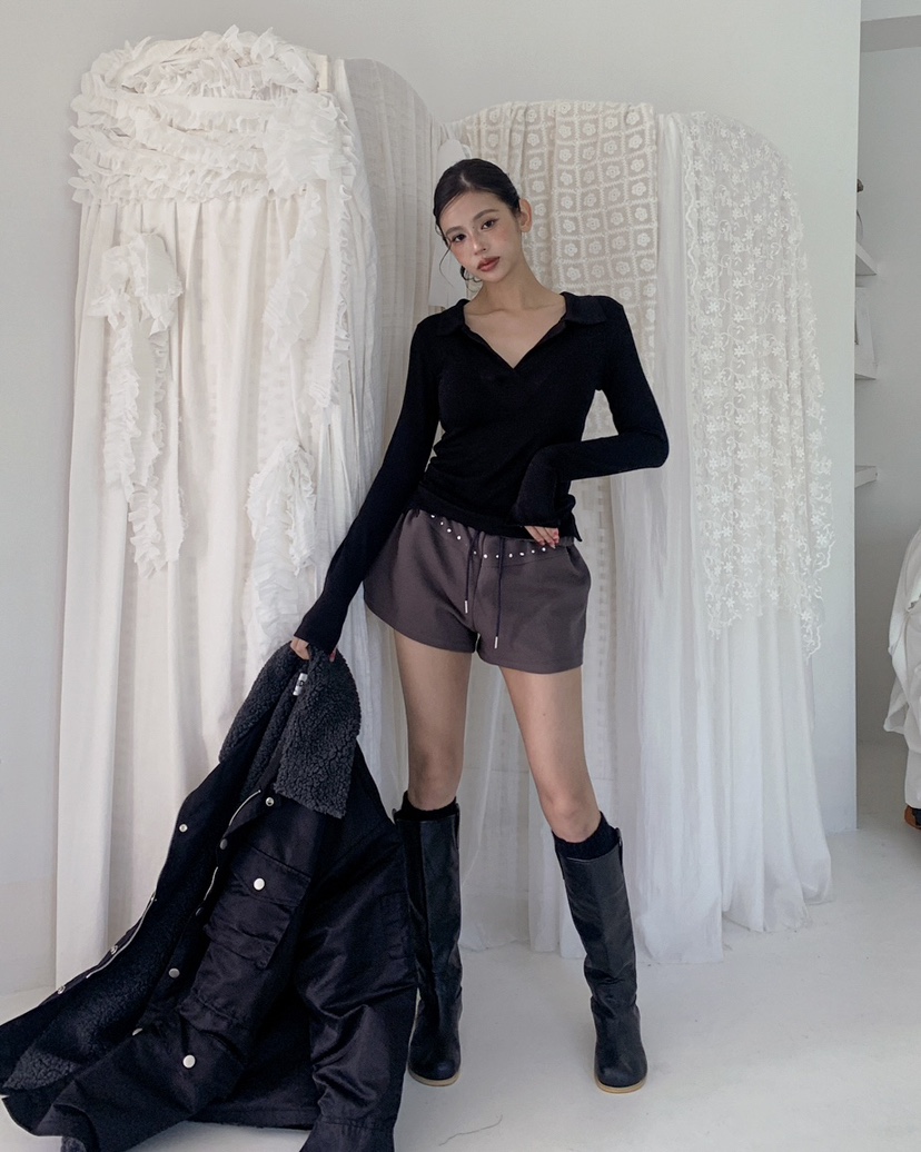 LIVE AID-P韓國直郵㊣女裝新款熱賣真品人氣推薦時尚長袖T恤LIVE AID-P長袖T恤