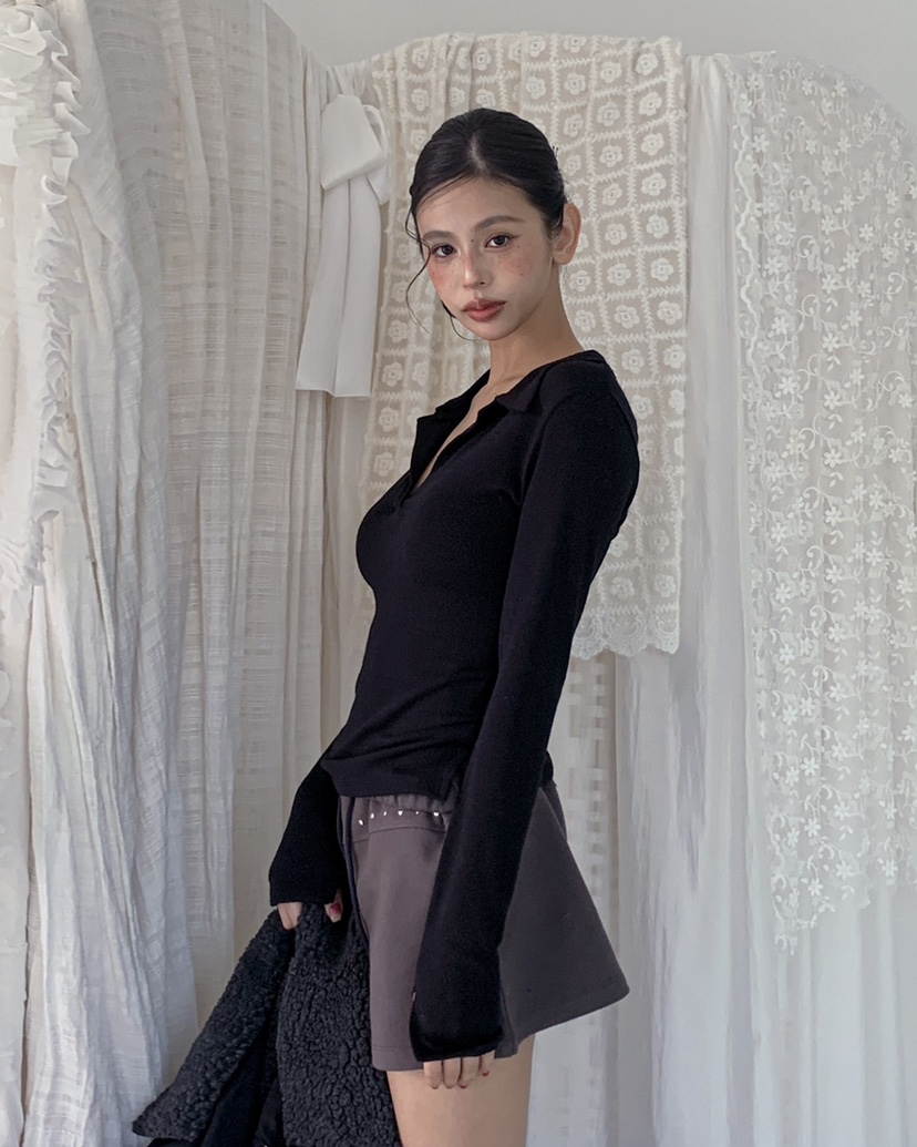 LIVE AID-P韓國直郵㊣女裝新款熱賣真品人氣推薦時尚長袖T恤LIVE AID-P長袖T恤