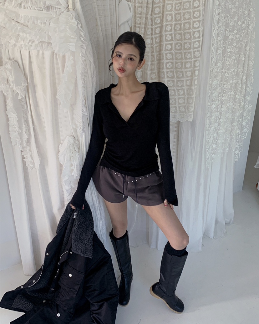 LIVE AID-P韓國直郵㊣女裝新款熱賣真品人氣推薦時尚長袖T恤LIVE AID-P長袖T恤