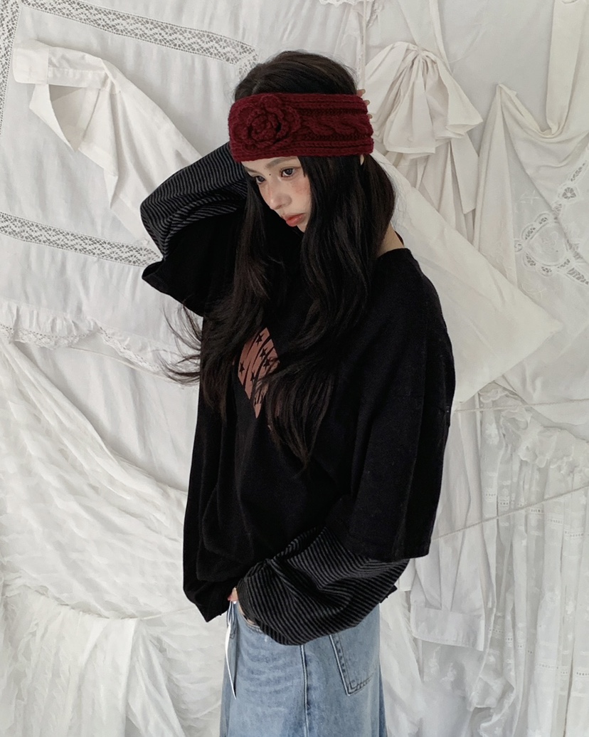 LIVE AID-P東大門㊣實拍女裝新品職業真品熱賣時尚25秋冬T恤LIVE AID-PT恤