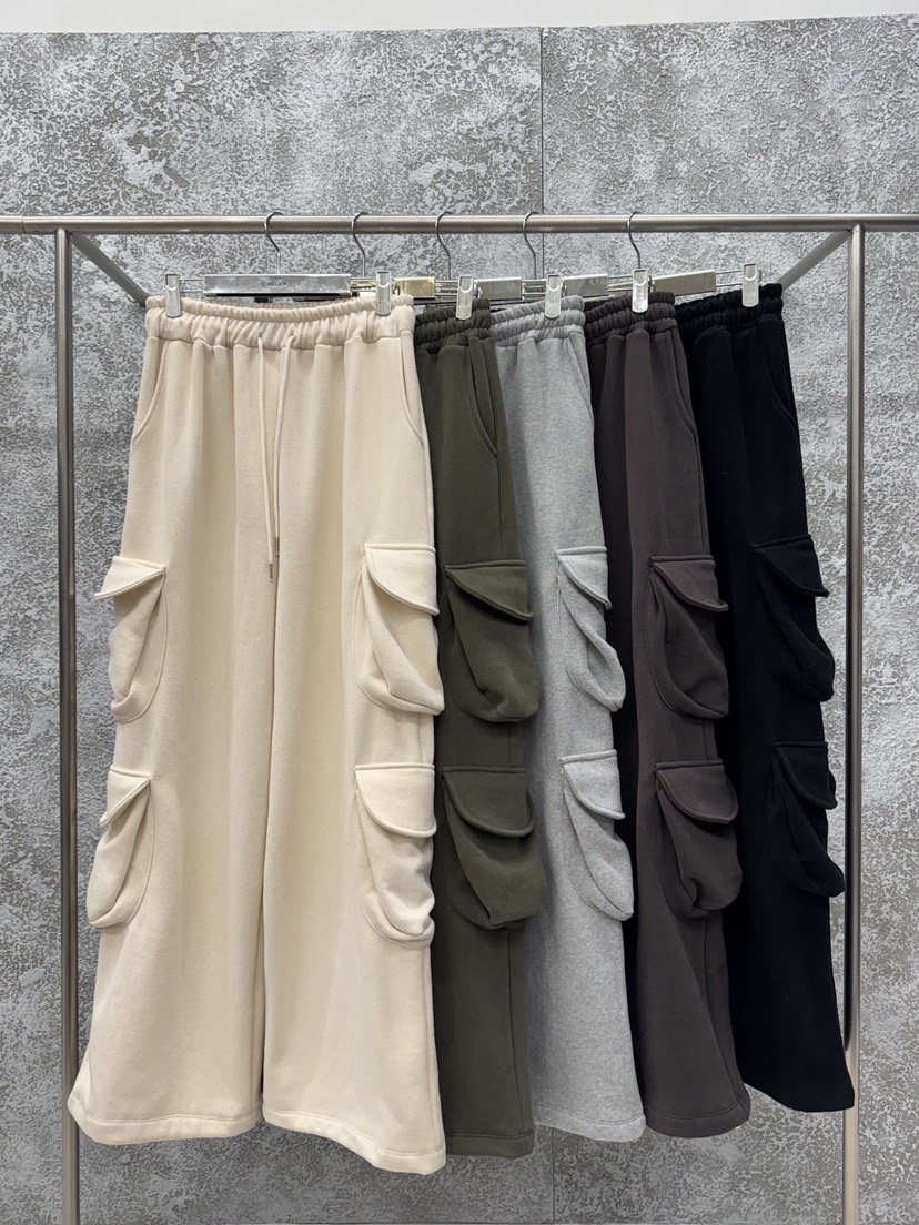 BADCALM韓國直郵㊣女士新款休閑熱賣推薦人氣時尚休閑褲雙口袋BADCALM休閑褲