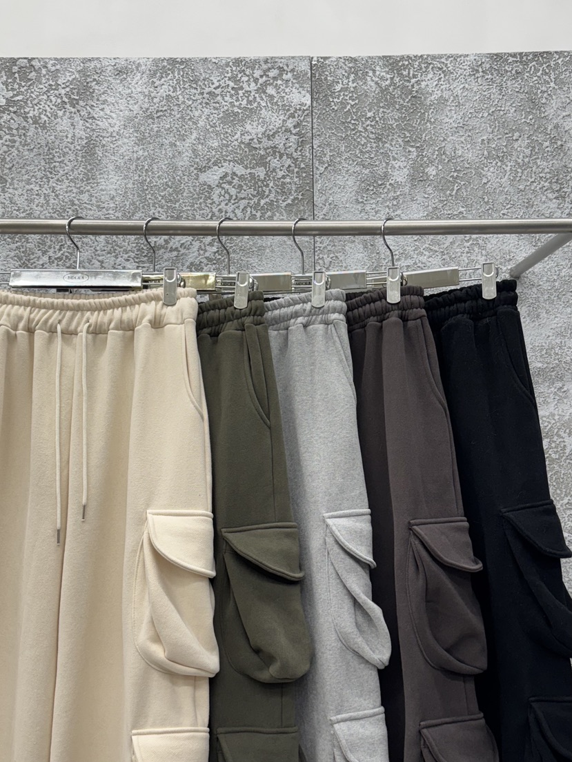 BADCALM韓國直郵㊣女士新款休閑熱賣推薦人氣時尚休閑褲雙口袋BADCALM休閑褲