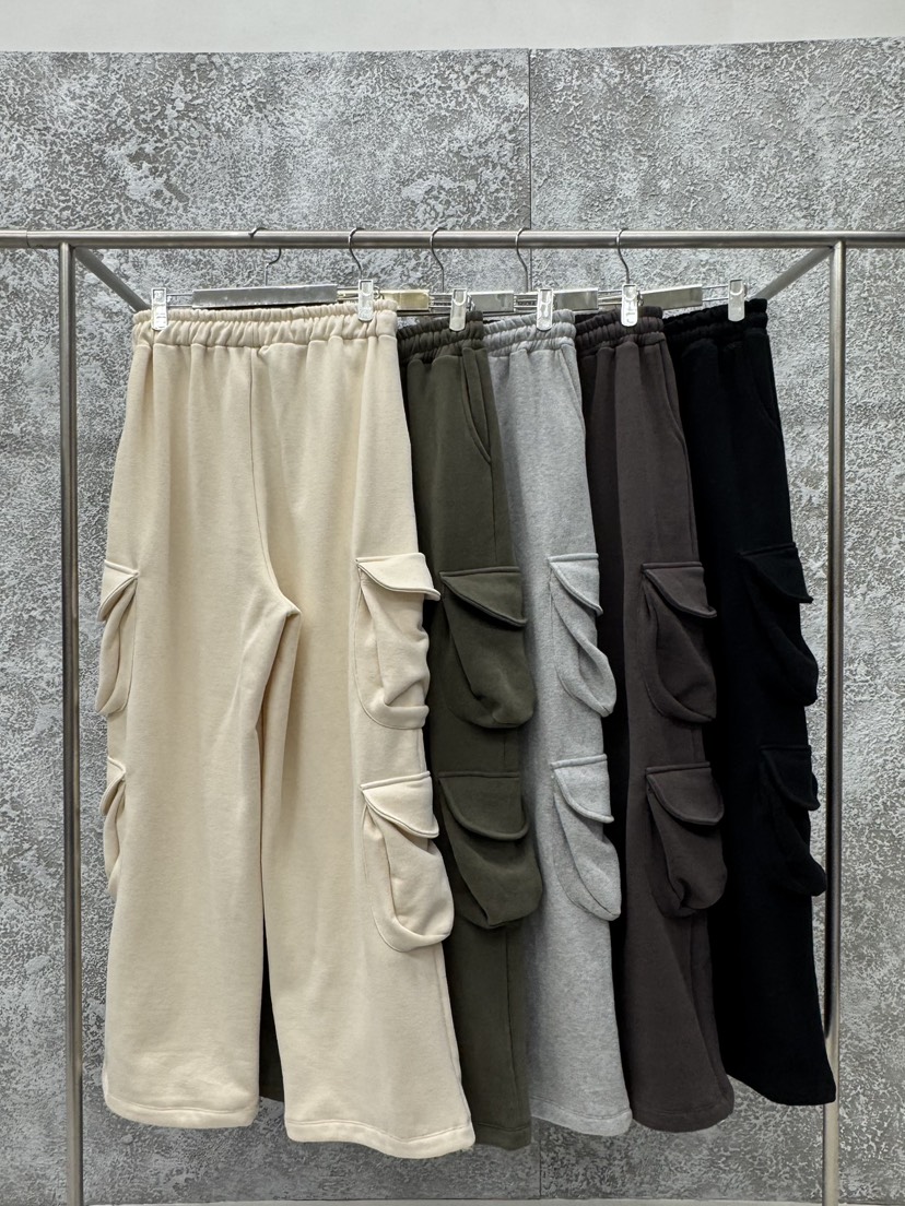 BADCALM韓國直郵㊣女士新款休閑熱賣推薦人氣時尚休閑褲雙口袋BADCALM休閑褲