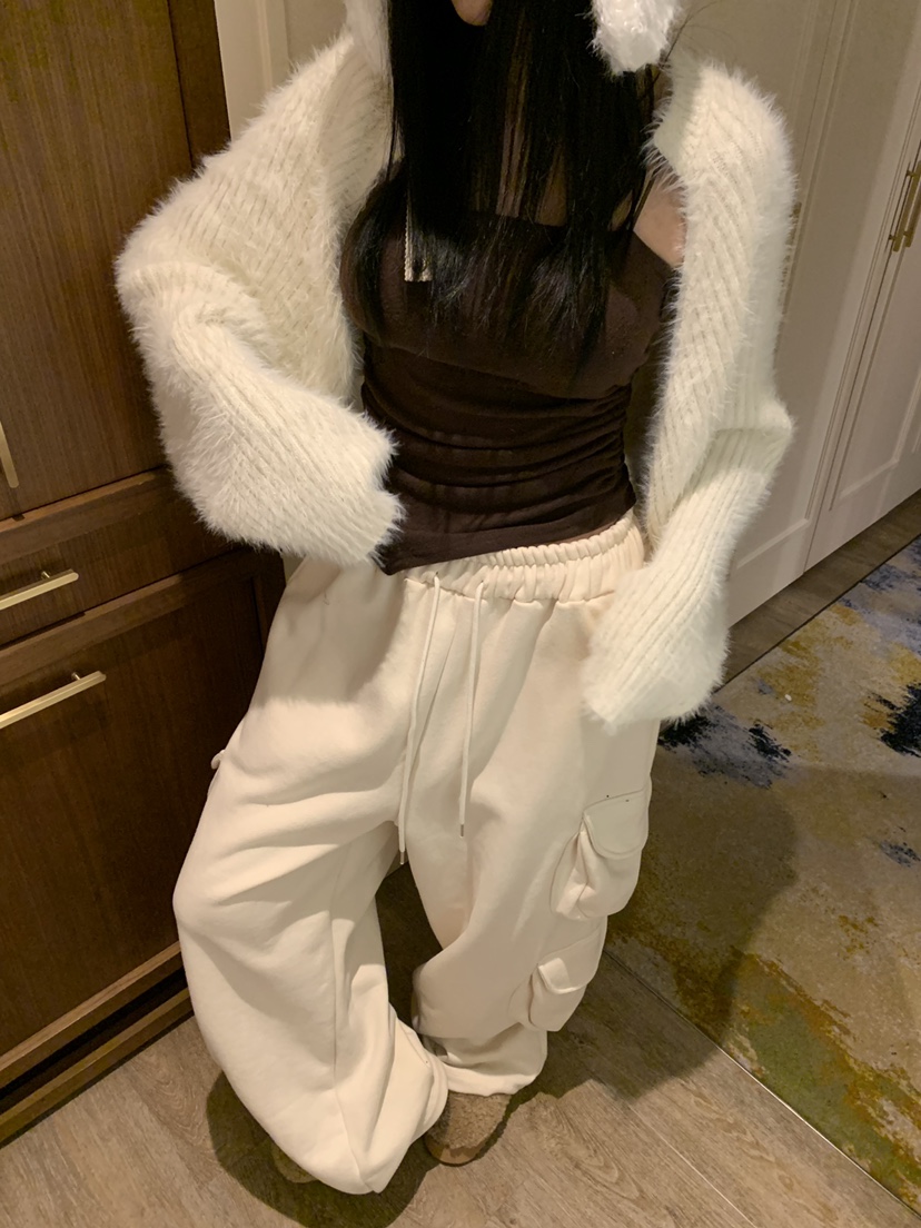 BADCALM韓國直郵㊣女士新款休閑熱賣推薦人氣時尚休閑褲雙口袋BADCALM休閑褲