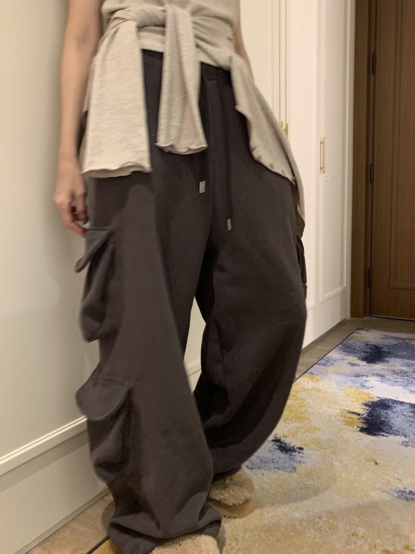 BADCALM韓國直郵㊣女士新款休閑熱賣推薦人氣時尚休閑褲雙口袋BADCALM休閑褲