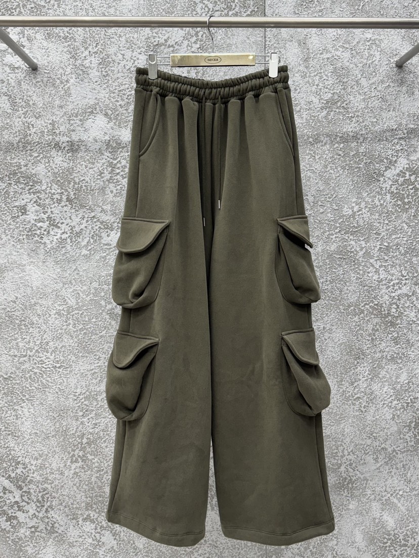 BADCALM韓國直郵㊣女士新款休閑熱賣推薦人氣時尚休閑褲雙口袋BADCALM休閑褲圖色2