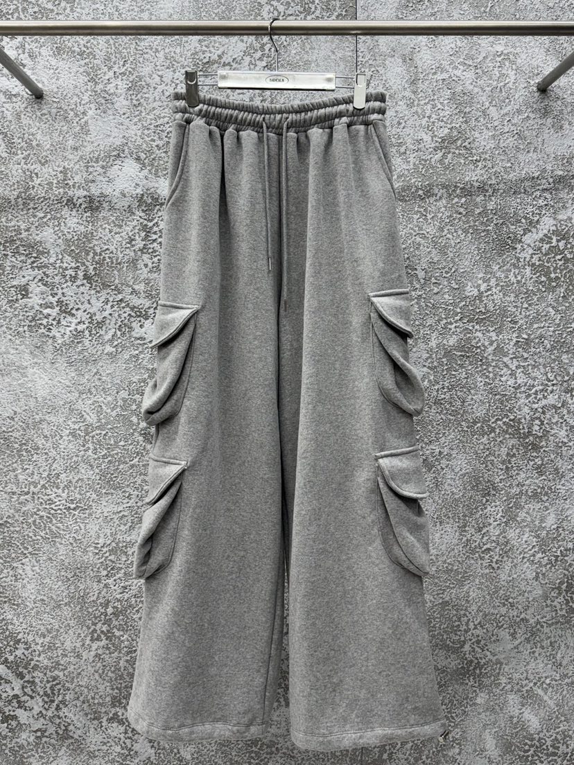 BADCALM韓國直郵㊣女士新款休閑熱賣推薦人氣時尚休閑褲雙口袋BADCALM休閑褲圖色3