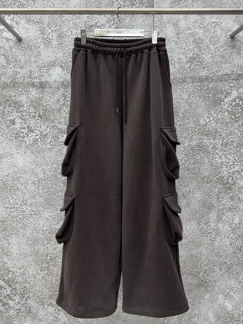 BADCALM韓國直郵㊣女士新款休閑熱賣推薦人氣時尚休閑褲雙口袋BADCALM休閑褲圖色4