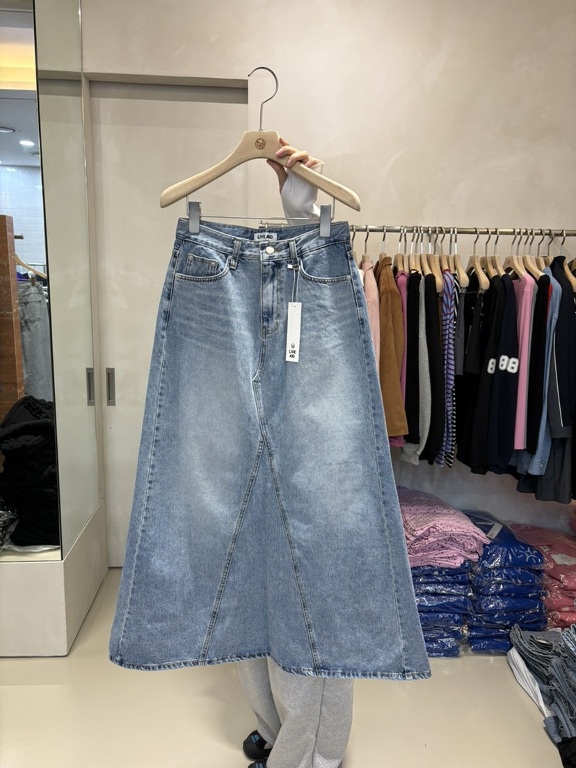 LIVE AID-P東大門㊣代購女士新款人氣職業休閑熱賣時尚長裙LIVE AID-P長裙