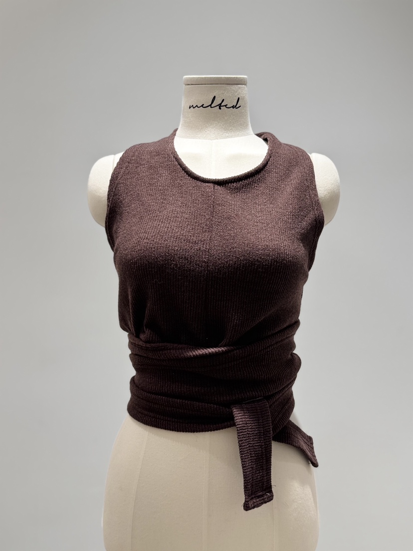 MELTED-P韓國代購㊣女裝新品時尚人氣25秋冬熱賣休閑吊帶背心MELTED-P吊帶/背心