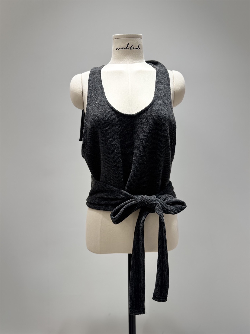 MELTED-P韓國代購㊣女裝新品時尚人氣25秋冬熱賣休閑吊帶背心MELTED-P吊帶/背心圖色2