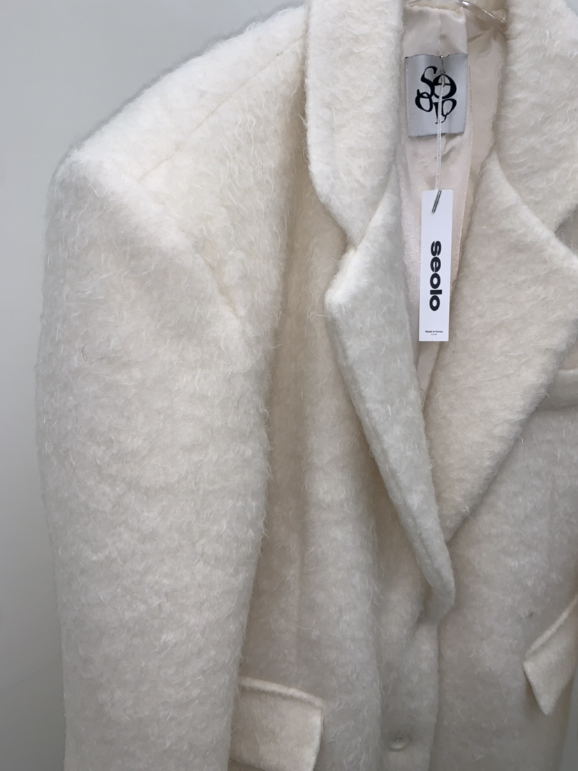 SEOLO韓國代購㊣女裝新款25秋冬時尚推薦休閑真品夾克馬海毛Seolo seoul夾克