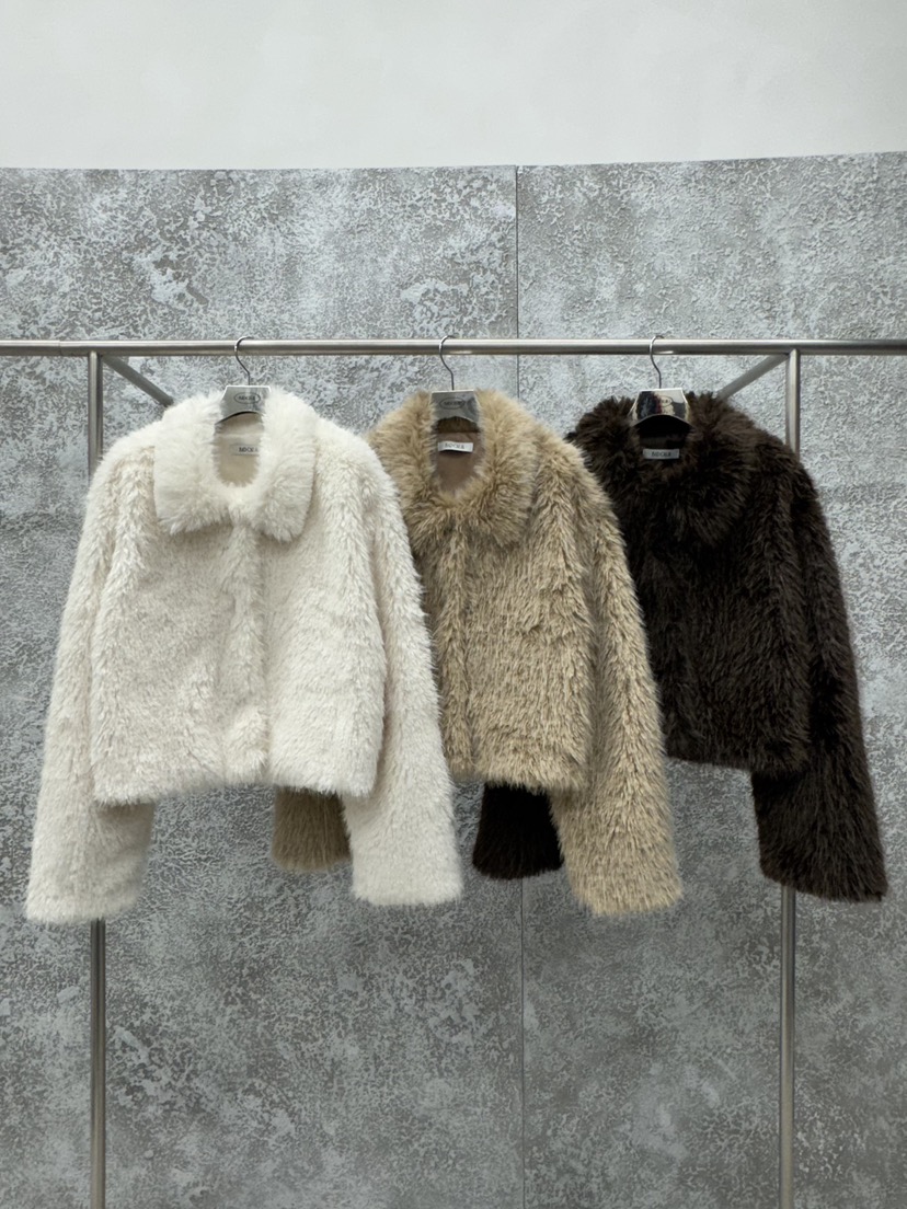 BADCALM韓國直郵㊣女士新款25秋冬時尚真品推薦職業短款大衣BADCALM短款大衣