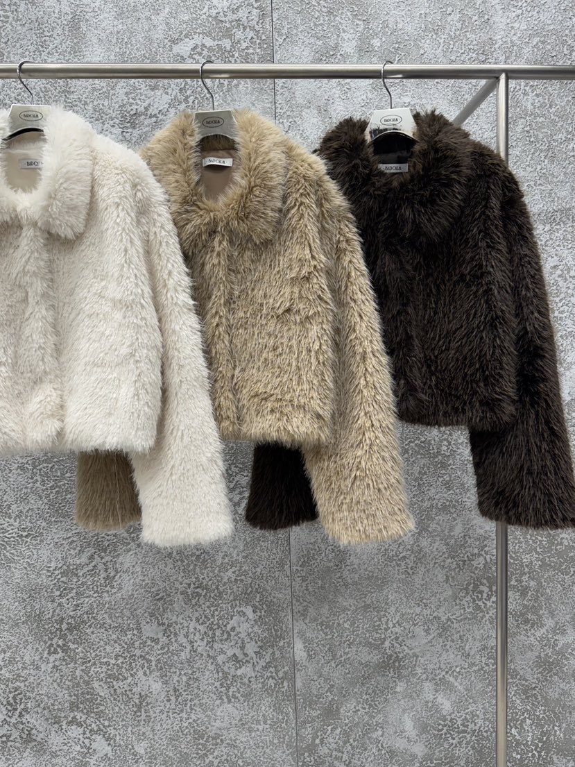 BADCALM韓國直郵㊣女士新款25秋冬時尚真品推薦職業短款大衣BADCALM短款大衣