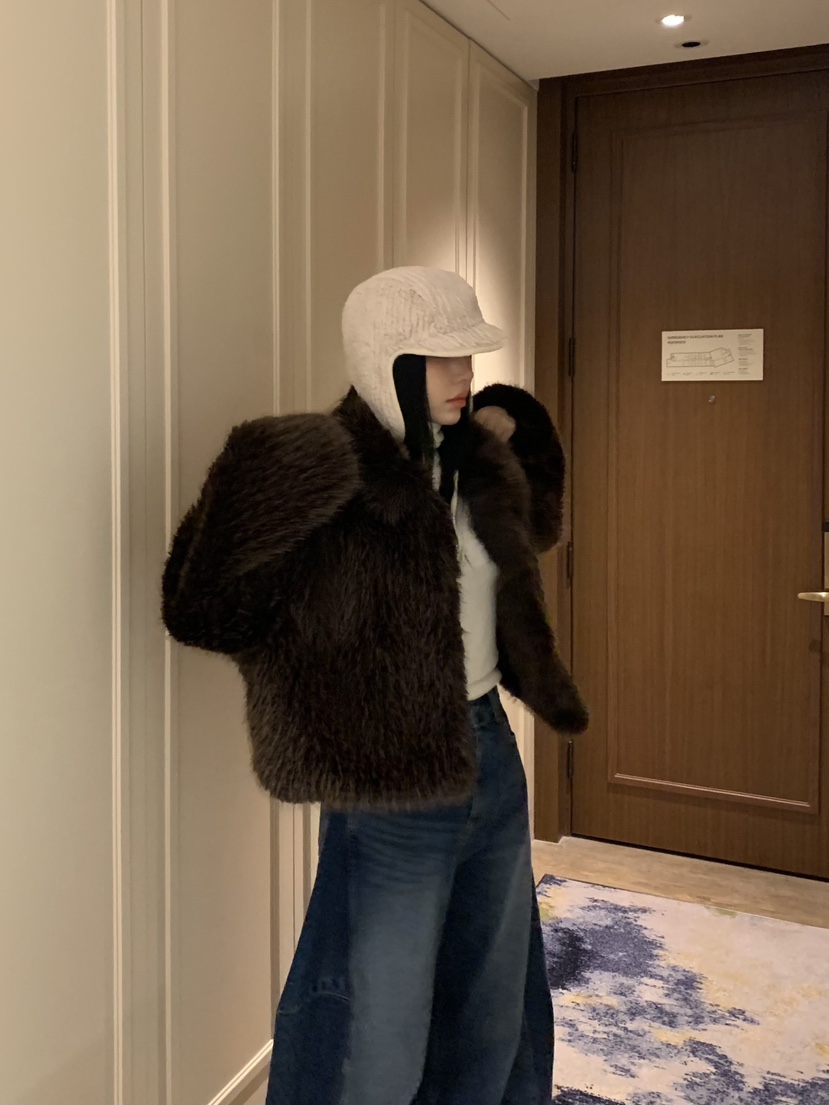 BADCALM韓國直郵㊣女士新款25秋冬時尚真品推薦職業短款大衣BADCALM短款大衣