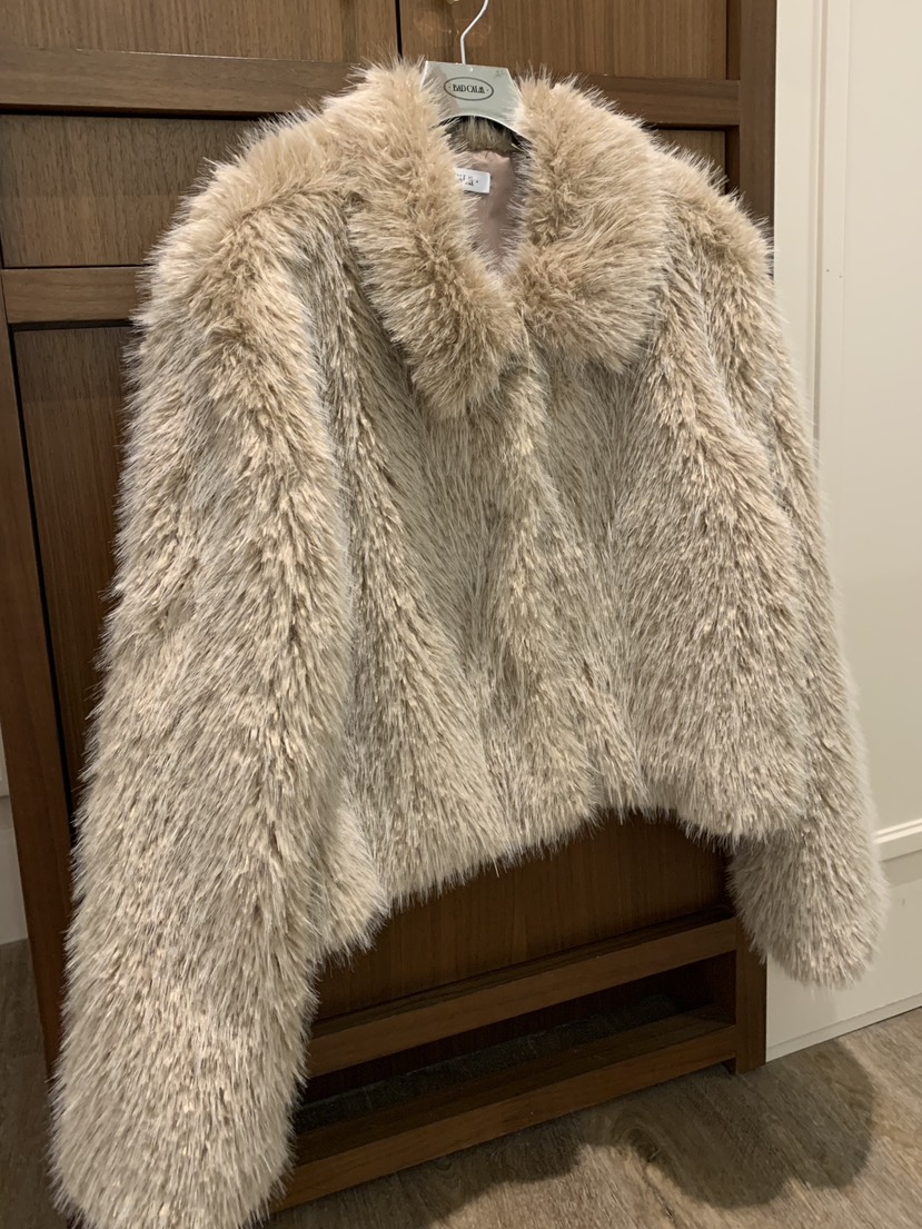 BADCALM韓國直郵㊣女士新款25秋冬時尚真品推薦職業短款大衣BADCALM短款大衣