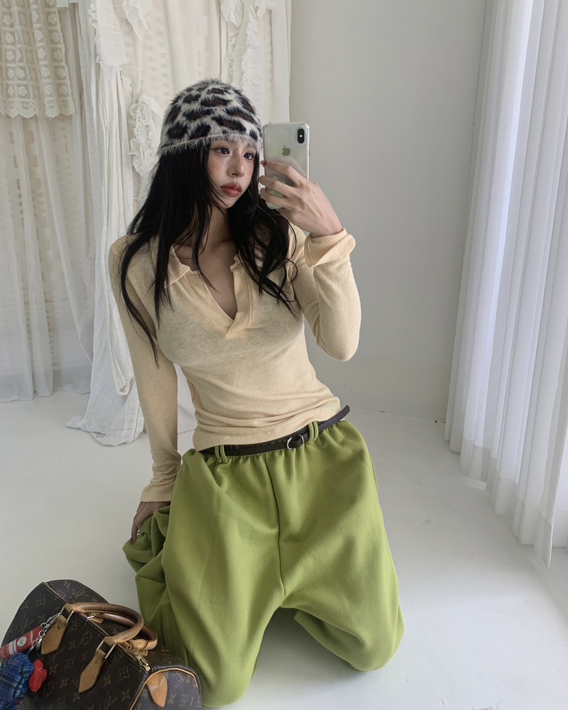 LIVE AID-P東大門㊣實拍女裝新品時尚人氣推薦25秋冬休閑褲LIVE AID-P休閑褲