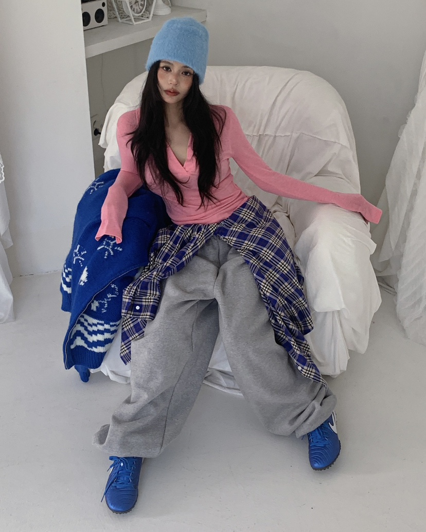 LIVE AID-P東大門㊣實拍女裝新品時尚人氣推薦25秋冬休閑褲LIVE AID-P休閑褲