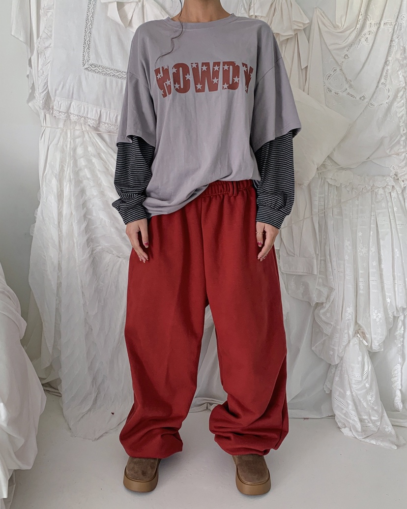 LIVE AID-P東大門㊣實拍女裝新品時尚人氣推薦25秋冬休閑褲LIVE AID-P休閑褲