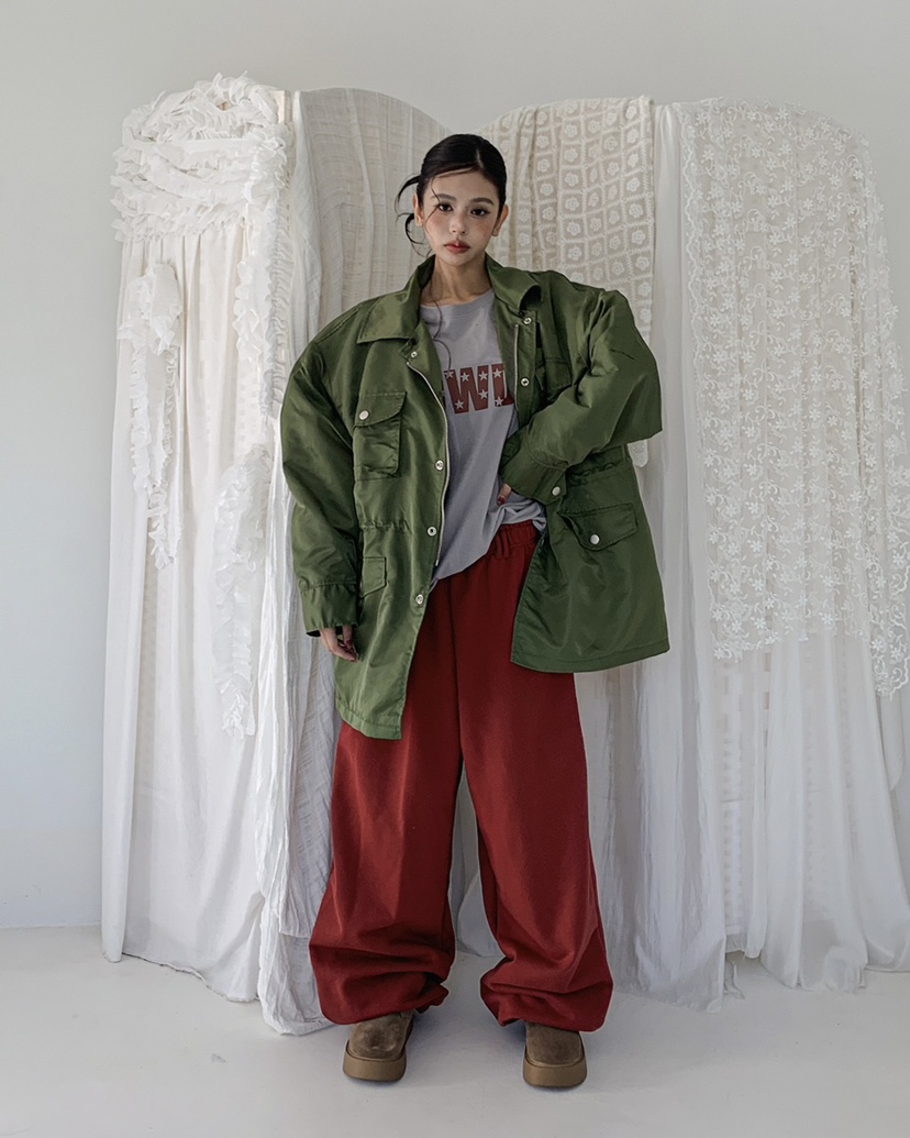 LIVE AID-P東大門㊣實拍女裝新品時尚人氣推薦25秋冬休閑褲LIVE AID-P休閑褲