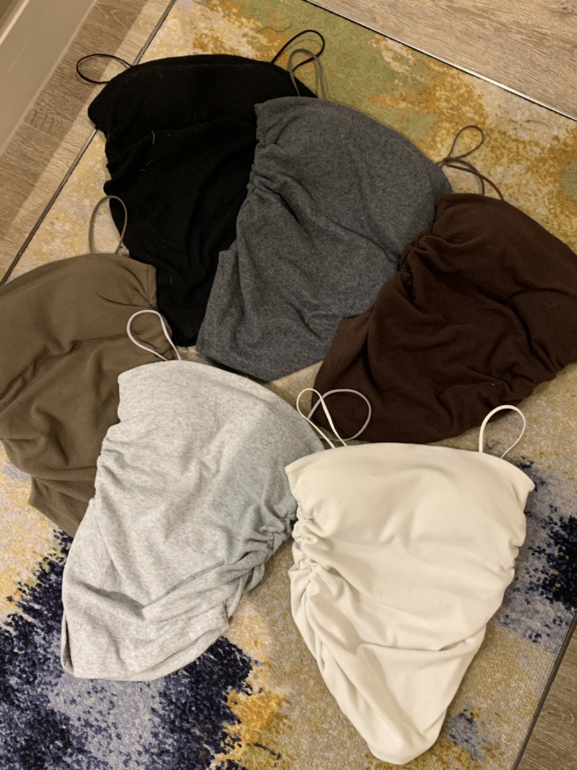 BADCALM東大門㊣實拍女士新品25秋冬職業時尚吊帶背心羊毛絨BADCALM吊帶/背心