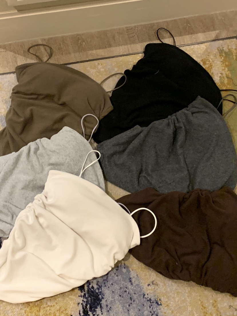 BADCALM東大門㊣實拍女士新品25秋冬職業時尚吊帶背心羊毛絨BADCALM吊帶/背心