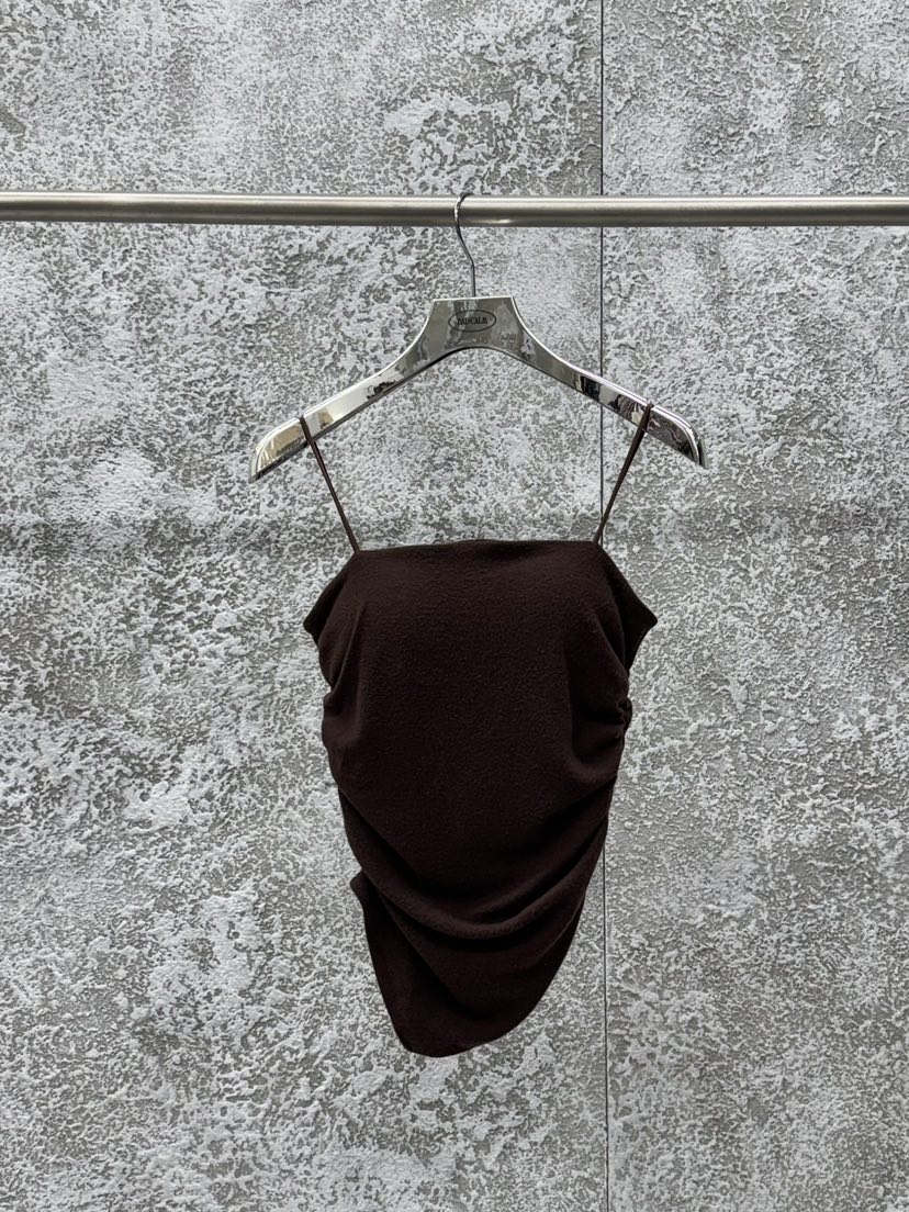 BADCALM東大門㊣實拍女士新品25秋冬職業時尚吊帶背心羊毛絨BADCALM吊帶/背心圖色3