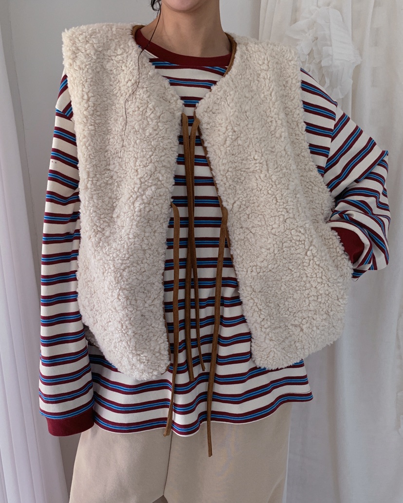 LIVE AID-P韓國代購㊣女士新品休閑25秋冬職業時尚推薦馬甲LIVE AID-P馬甲