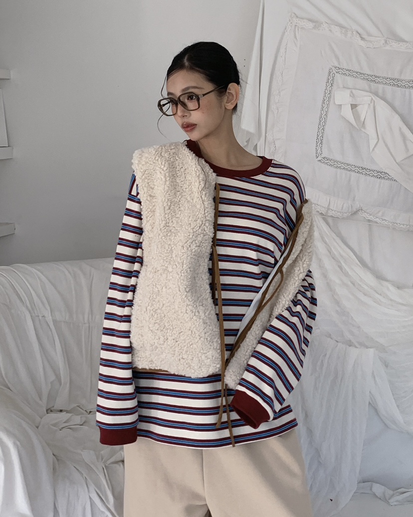 LIVE AID-P韓國代購㊣女士新品休閑25秋冬職業時尚推薦馬甲LIVE AID-P馬甲