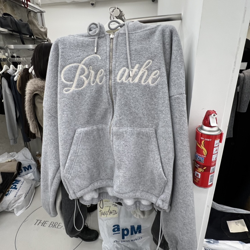 BREATHE韓國直郵㊣女士新款休閑職業熱賣推薦衛衣兩面雙面絨BREATHE衛衣圖色3