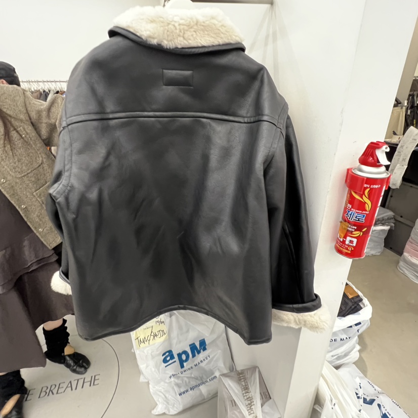 BREATHE韓國代購㊣女裝新品推薦職業25秋冬短款大衣兩面可穿BREATHE短款大衣