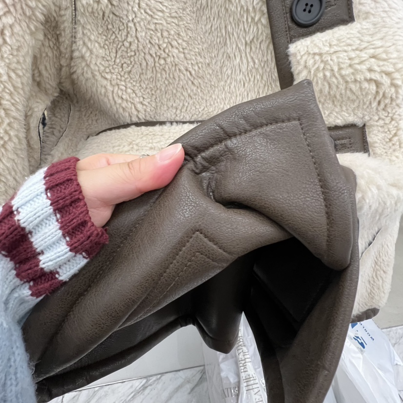 BREATHE韓國代購㊣女裝新品推薦職業25秋冬短款大衣兩面可穿BREATHE短款大衣