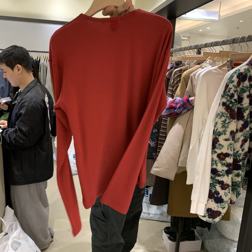 SELF SERVICE韓國直郵㊣女裝新款休閑25秋冬人氣職業長袖T恤SELF SERVICE長袖T恤