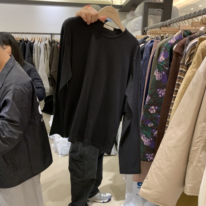 SELF SERVICE韓國直郵㊣女裝新款休閑25秋冬人氣職業長袖T恤SELF SERVICE長袖T恤圖色4