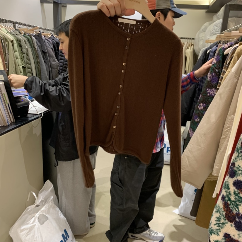 SELF SERVICE韓國直郵㊣女裝新款職業真品推薦25秋冬針織衫SELF SERVICE針織衫圖色2