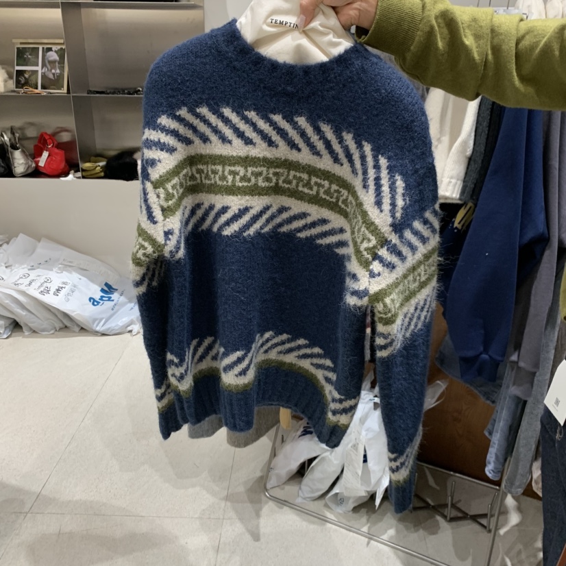 TEMPTING東大門㊣直郵女裝新品職業25秋冬熱賣人氣休閑針織衫TEMPTING針織衫