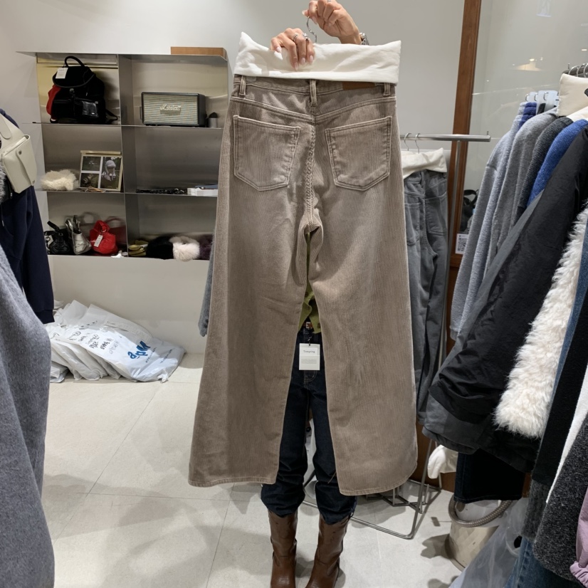 TEMPTING韓國代購㊣女士新品熱賣人氣職業推薦休閑休閑褲加絨TEMPTING休閑褲