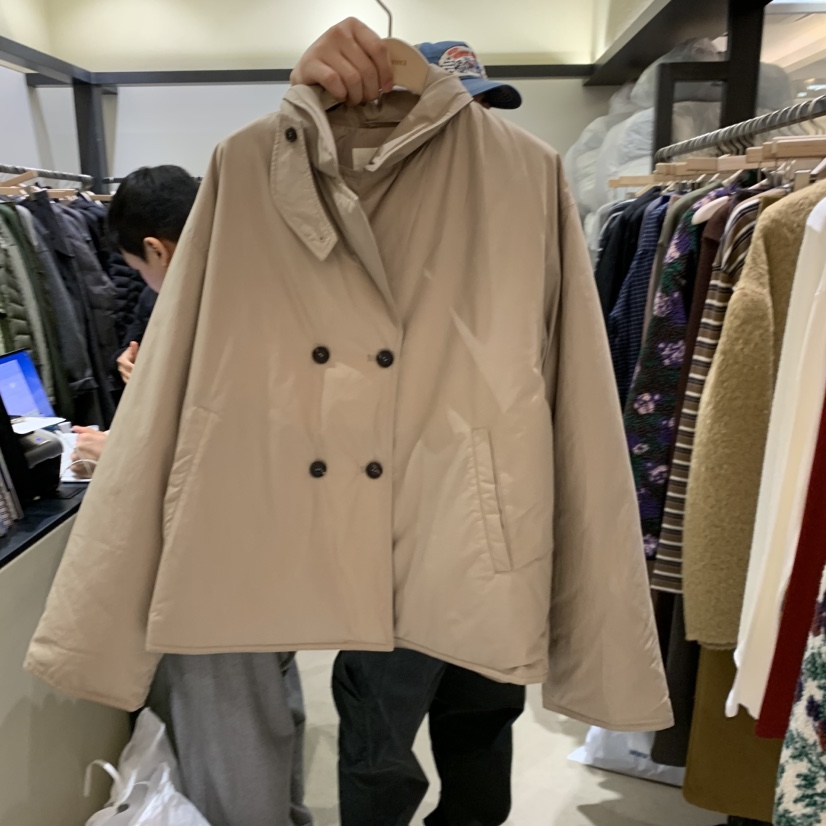 SELF SERVICE韓國代購㊣女士新品休閑25秋冬人氣真品夾克填充SELF SERVICE夾克