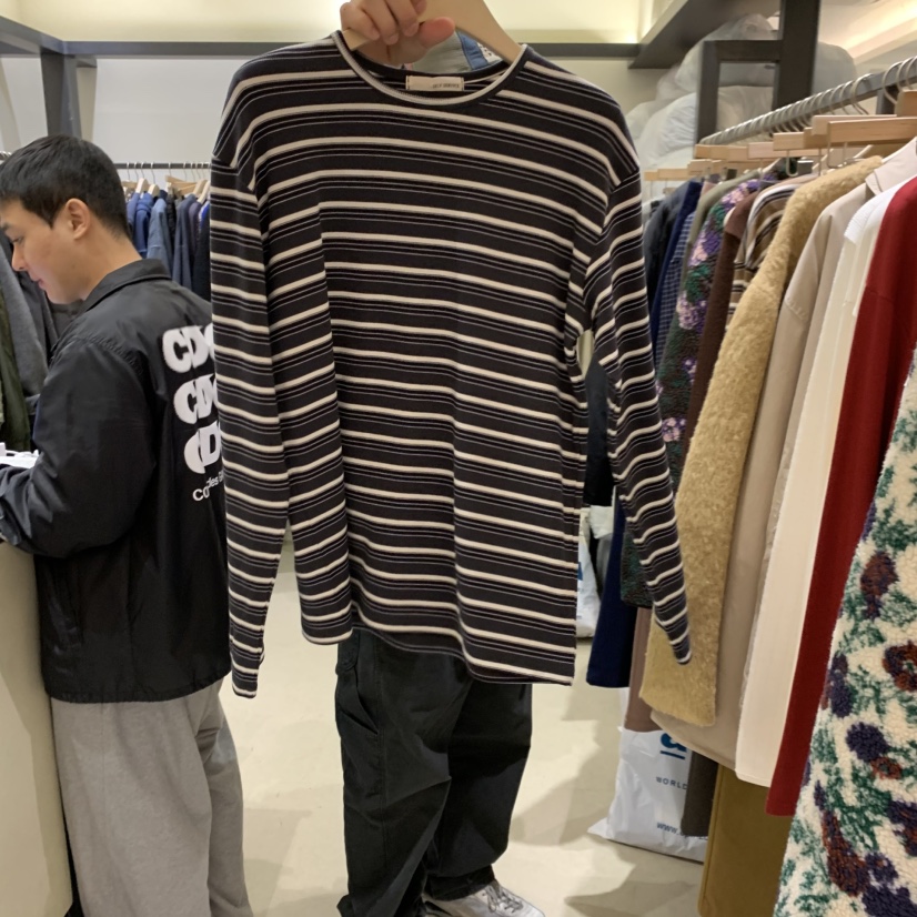 SELF SERVICE韓國直郵㊣女裝新品時尚真品熱賣休閑長袖T恤SELF SERVICE長袖T恤圖色2