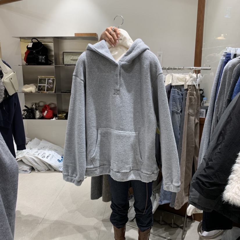 TEMPTING韓國直郵㊣女裝新品休閑人氣職業25秋冬時尚衛衣加絨TEMPTING衛衣圖色2