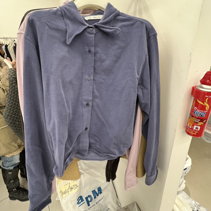 BREATHE東大門㊣直郵女裝新款熱賣25秋冬真品職業襯衫蕾絲衫BREATHE襯衫/蕾絲衫