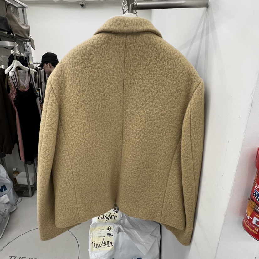 BREATHE東大門㊣實拍女士新款25秋冬人氣熱賣真品休閑短款大衣BREATHE短款大衣